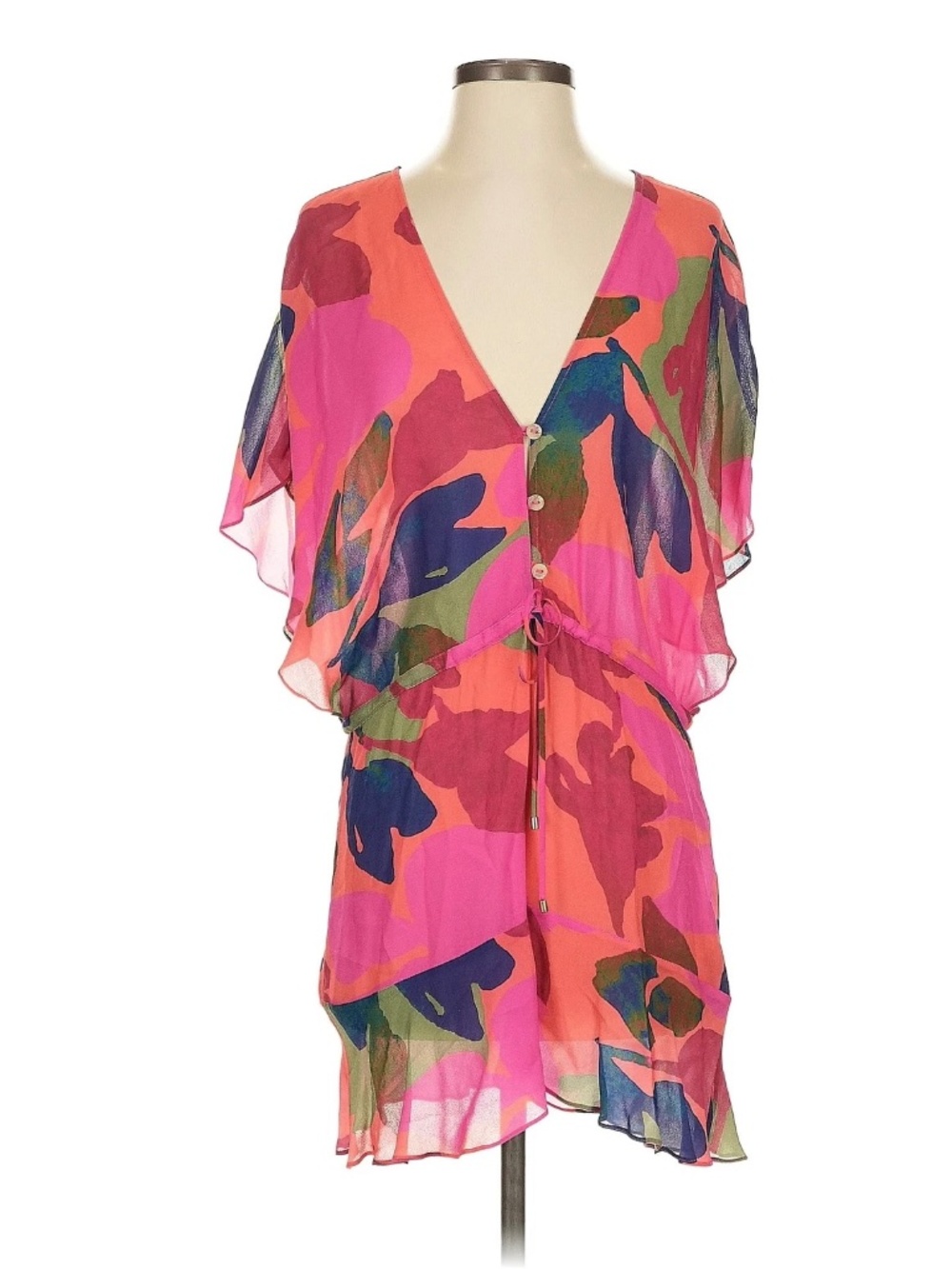 ViX by Paula Hermanny Cocktail Dress XS in Pink Retails $395